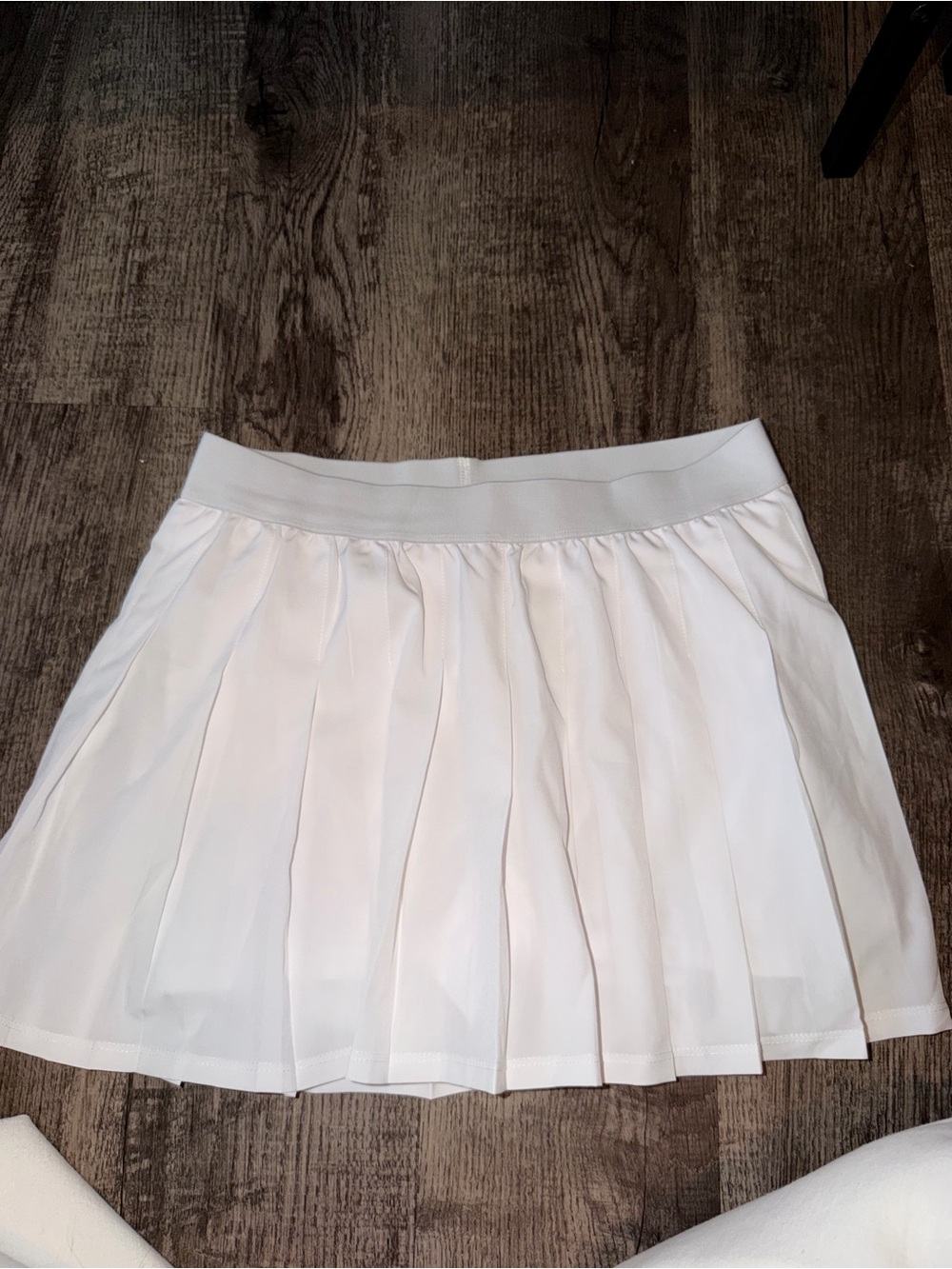 White Pleated Women’s Skirt
